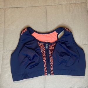 Catherine’s Intimates Plus size zip front bra 44DDD